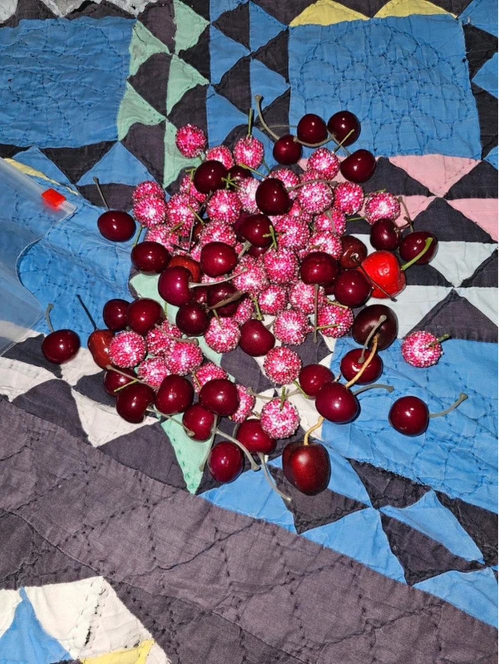 Lot of decorative Cherries